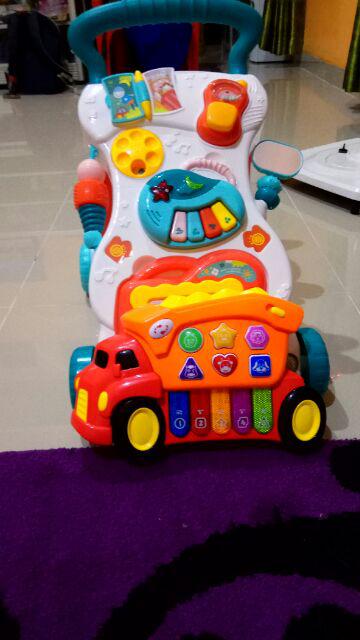  Shiyan mainan anak bayi musik piano bentuk  bus lucu 