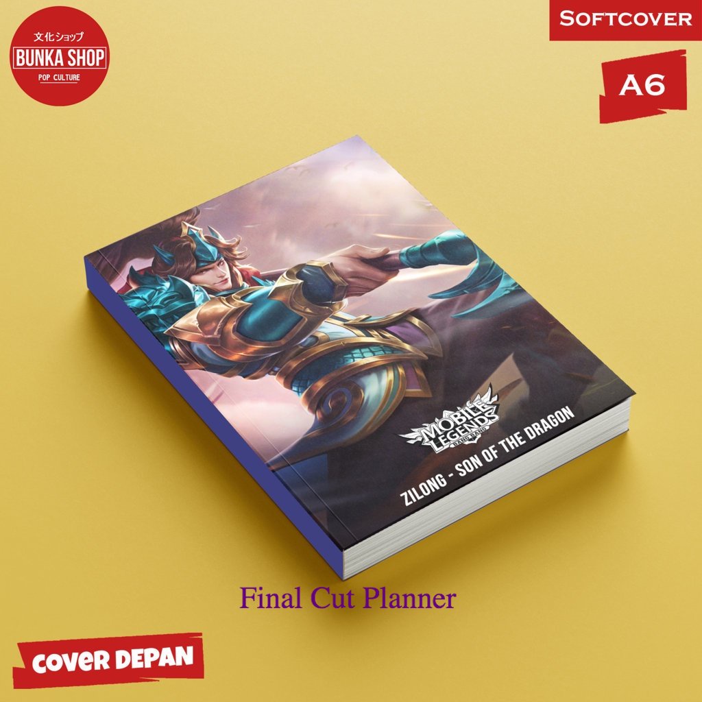 

Pocket Note Mobile Legends Zilong Son Of The Dragon Softcover A6 Buku Tulis Catatan Notes Agenda Planner Jurnal