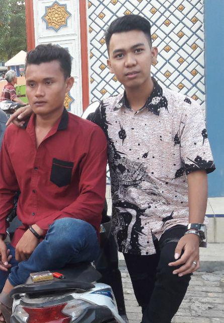 Kemeja Batik Pria Ppbtk07 Modern Lengan Pendek Casual Modis Trendy Masa Kini M L Xl Asli Pekalongan