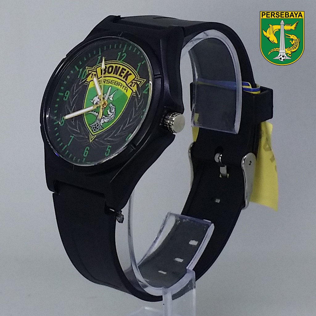 JAM TANGAN PERSEBAYA ANTI AIR (+BOX JAM BB &amp; +BATREI CADANGAN)