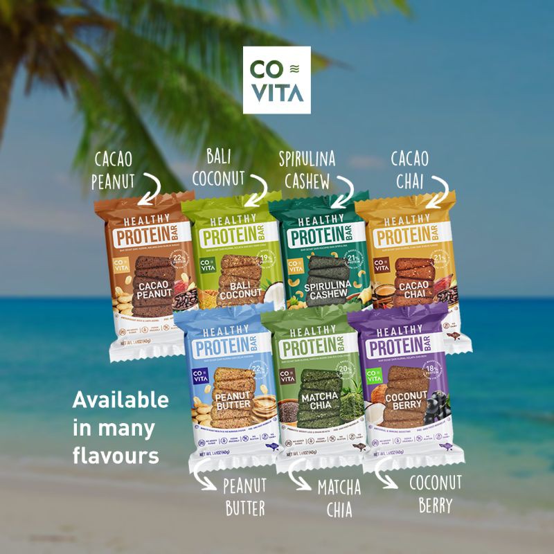 COVITA BALI 1PCS Covita Healthy Protein Bar Snack Sehat Cemilan