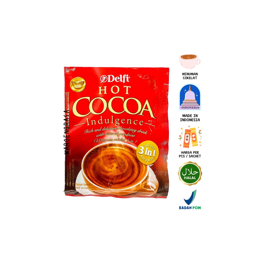 

Delfi Hot Cocoa Indulgence - Sachet - Minuman Cokelat