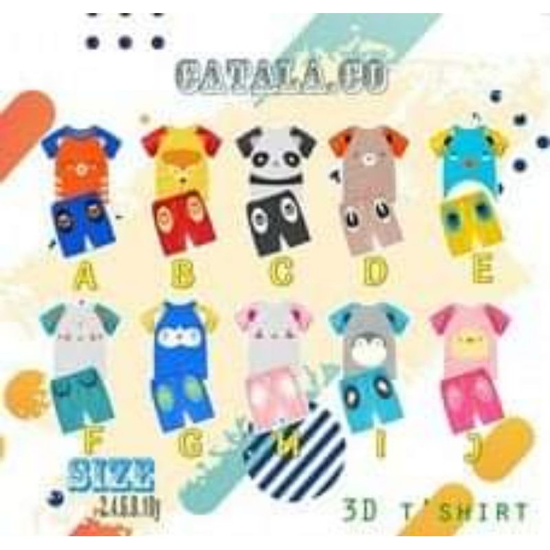 SET ANIMAL 3D BOY GIRL ORI CATALA.CO