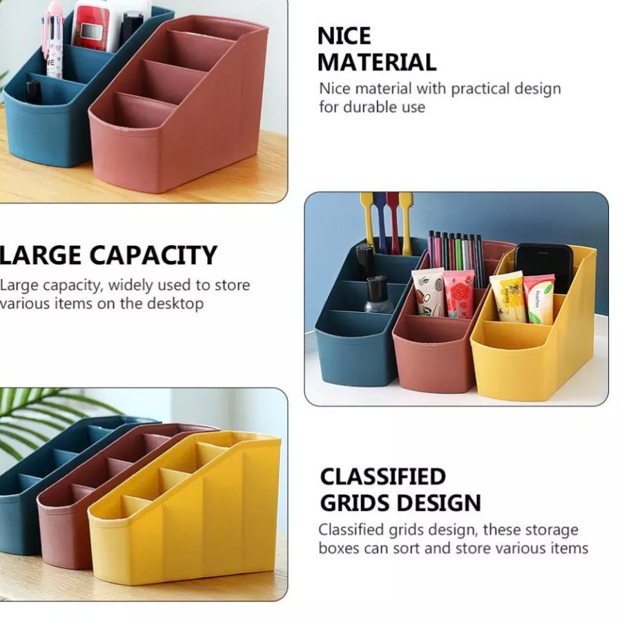 

[KZ6WQ8869] [IZUNA] Rak Alat Tulis Pena Pensil / Tempat Pena Pensil / Organizer Box Serbaguna / Kosmetik Box