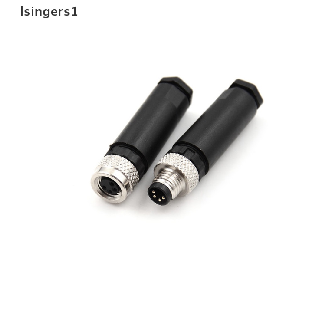 (lsingers1) Konektor Sensor M8 Male Female 3 / 4 Pin Tipe A