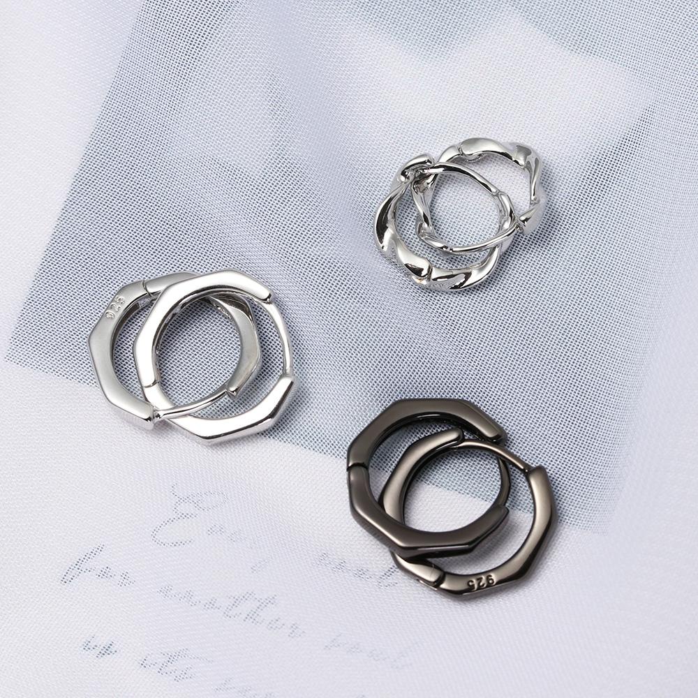 Suyo Anting Hoop Chic Pesta Fashion Hadiah Perhiasan Geometris