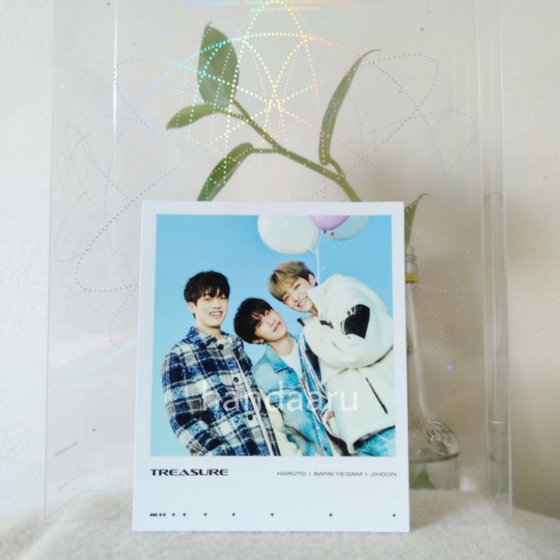 PC Unit Polaroid Jihoon Yedam Haruto Full Album Treasure