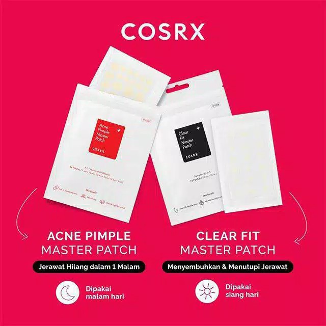 Cosrx Clear Fit Master Patch / Cosrx Acne Pimple Master Patch / Stiker Penutup Jerawat