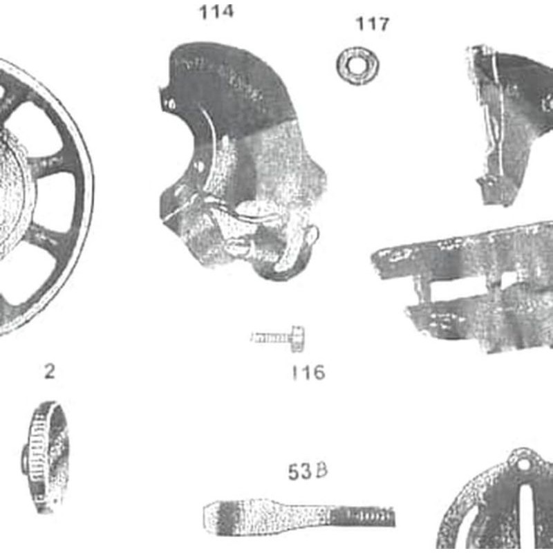P/N 116 Baut Mesin jahit Butterfly