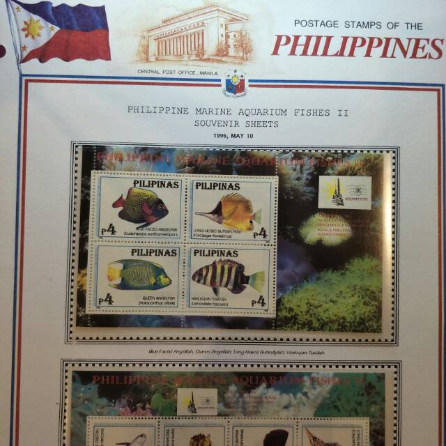 

1 Set Perangko Ikan Hias Akuarium Filipina - 1996 - Prangko Koleksi