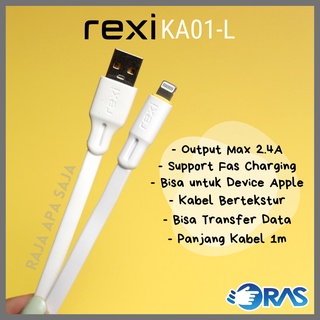 Jual Kabel Data Charger Lightning Fast Charging Rexi Casan Ip A Ampere Powerbank Ka L