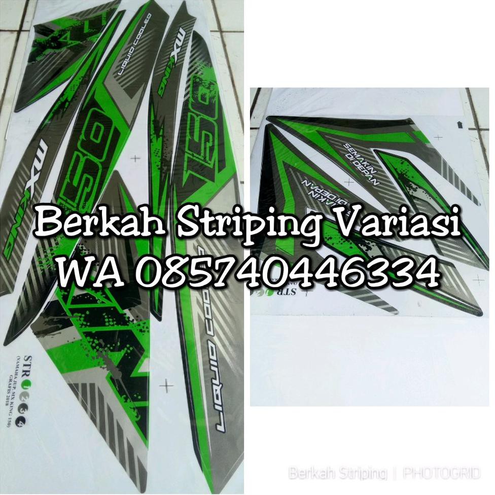 Aksesoris Striping Sticker Lis Variasi Motor Yamaha Mx King 150 - 5