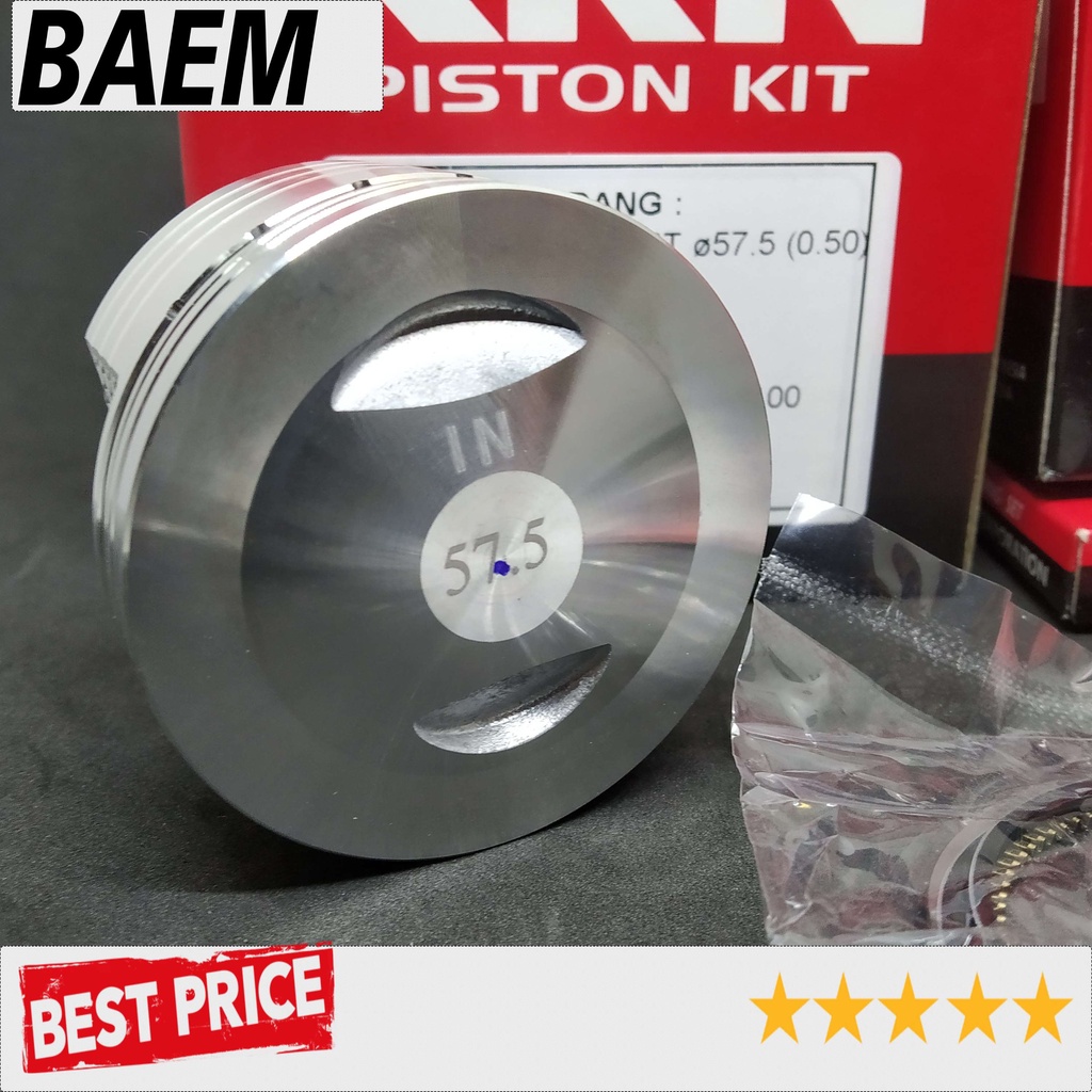 PISTON KIT SEHER MIO BORE UP XXB RKN BORE UP 53.5 54 54.5 55 56 PEN 15