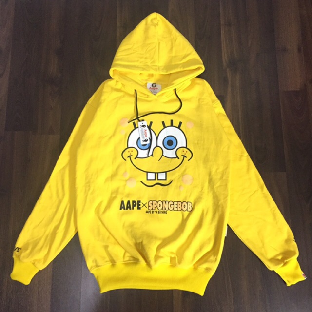 aape spongebob hoodie