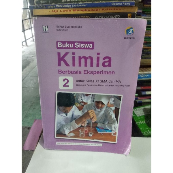 buku siswa kimia SMA /MA kelas 2-11 penerbit tiga serangkai