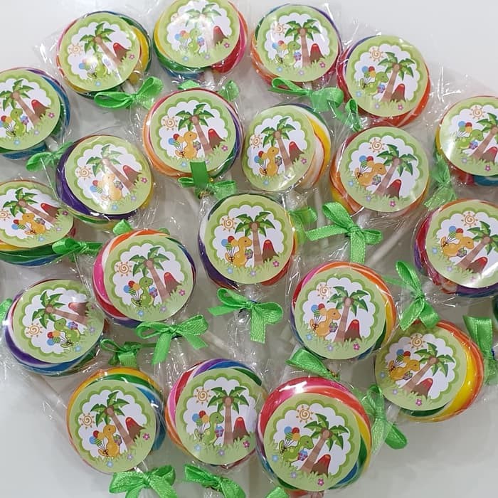 

Dinosaurus Permen Lolipop isi 12 pc Ulang Tahun HHR1646