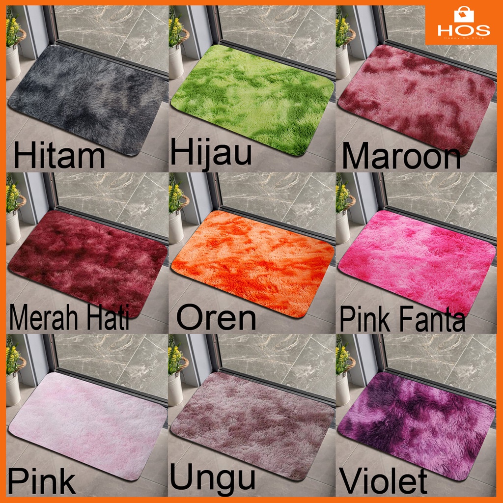 Keset kaki ombre anti slip uk 40x60x4cm l Happyonshop