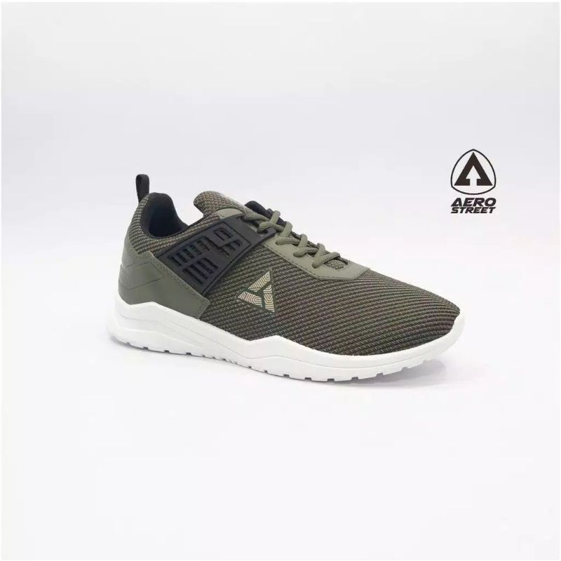 AERO STREET 40-43 TOYAMAKI ARMY - SEPATU CASSUAL SNEAKERS SPORT SEKOLAH
