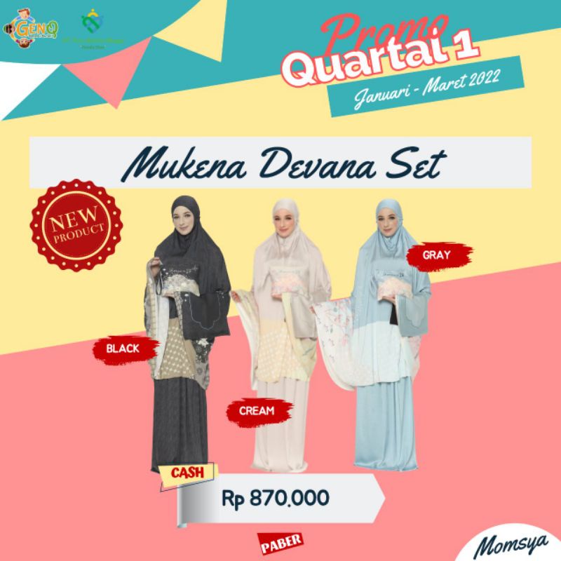 Mukena Devana Set - Sutra