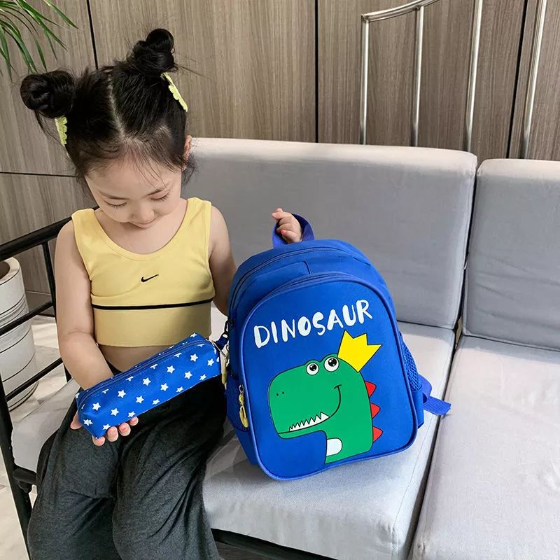 Mochillastore - Tas sekolah Anak Tas Motif Dinosaurus 2 in 1 Tas Anak Laki Laki Perempuan