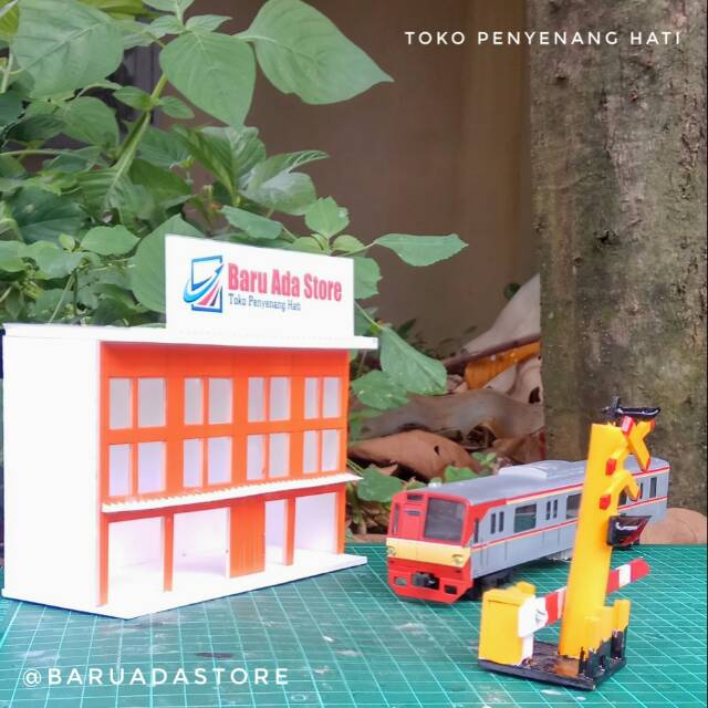Miniatur Gedung Kantor Ruko