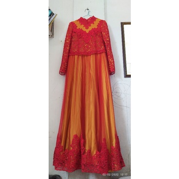 gamis pesta/gamis akad/gaun pesta/gaun akad