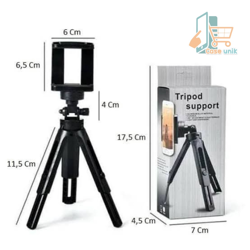 HD3 Tripod Support Tripod Mini Plus Holder TRIPOD SUPPORT MINI 4 LEVEL PHONE EXTENDABLE WITH HOLDER U universal PHONE HOLDER CS3526