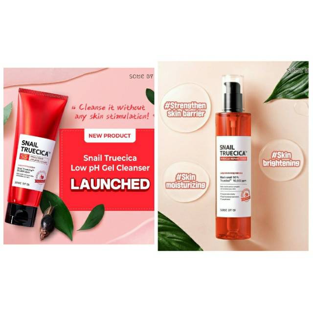 Somebymi Snail TrueCica Paket Cucimuka+Toner