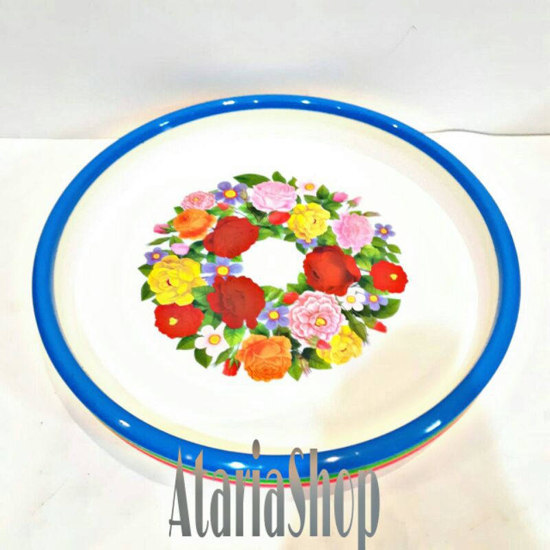 Nampan Plastik Model Bulat  NGT-016N