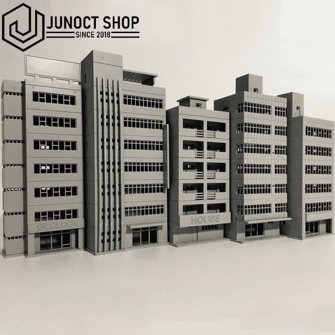 RUMAH GEDUNG BANGUNAN BUILDING HOUSE AH - DIORAMA MAKET MINIATUR