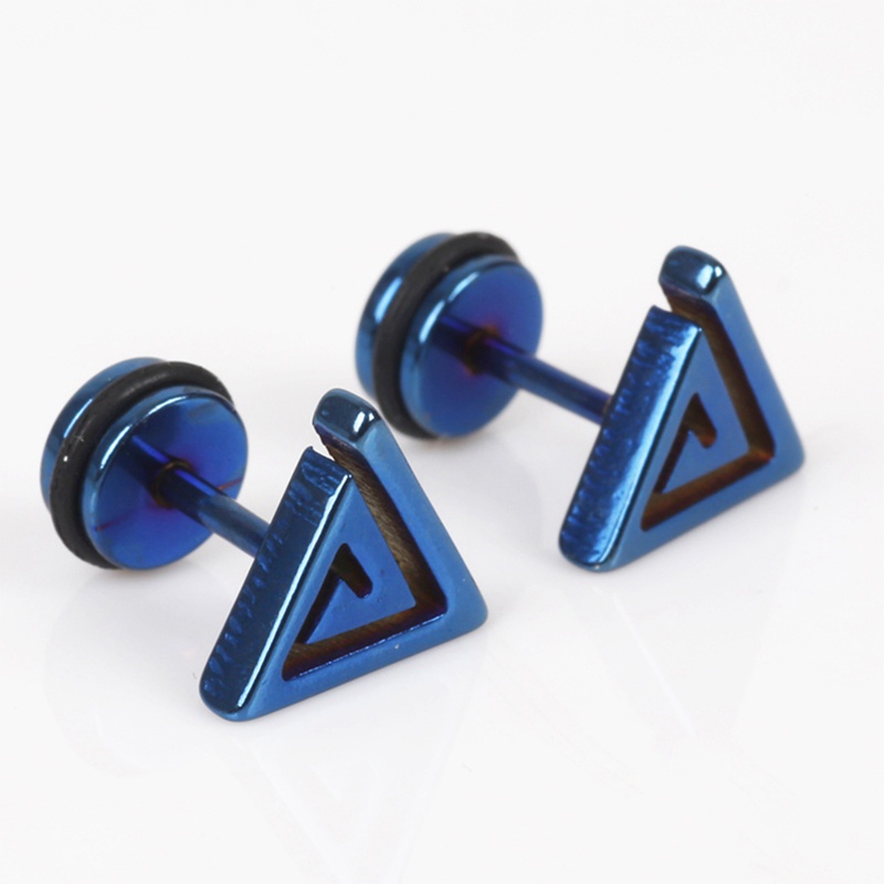 Fancyqube Anting Stud Cubic Zirconia Bulat Warna Silver Untuk Wanita