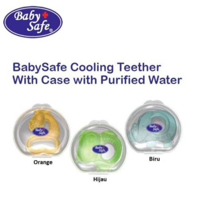 Babysafe teether TT005/cooling teether with case with purified water