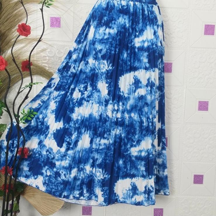 ❆ Rok Plisket panjang Corak Rok muslim/Mayung/Payung/Rok terbaru Murah Terbaru tiedey ➦