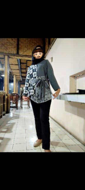 Atasan Batik Dolby Dolbi Dobby Doby Tenun Sutra Tulis Halus Katun Atbm Baron ,sarombit Atasanku