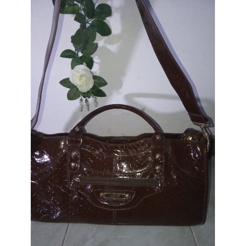 PRELOVED tas kulit asli lancetti authentic model tas balenciaga