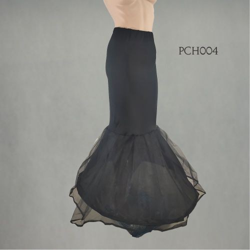 [PRODUK TERBATAS] ROK DALAMAN GAUN PETTICOAT DUYUNG HITAM PENGEMBANG DRESS PCH004