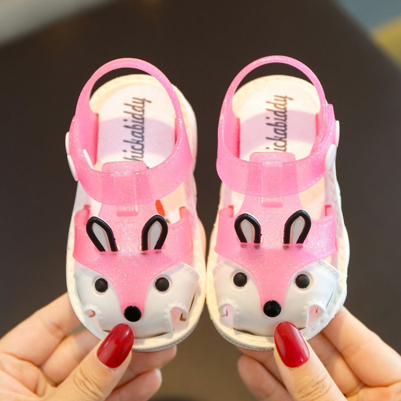 LittleAaron LITTLE FOX SANDALS Sepatu Sandal Anak Laki Laki Perempuan Bahan Karet Model Lucu 0-5 Tahun Import Sport Termurah