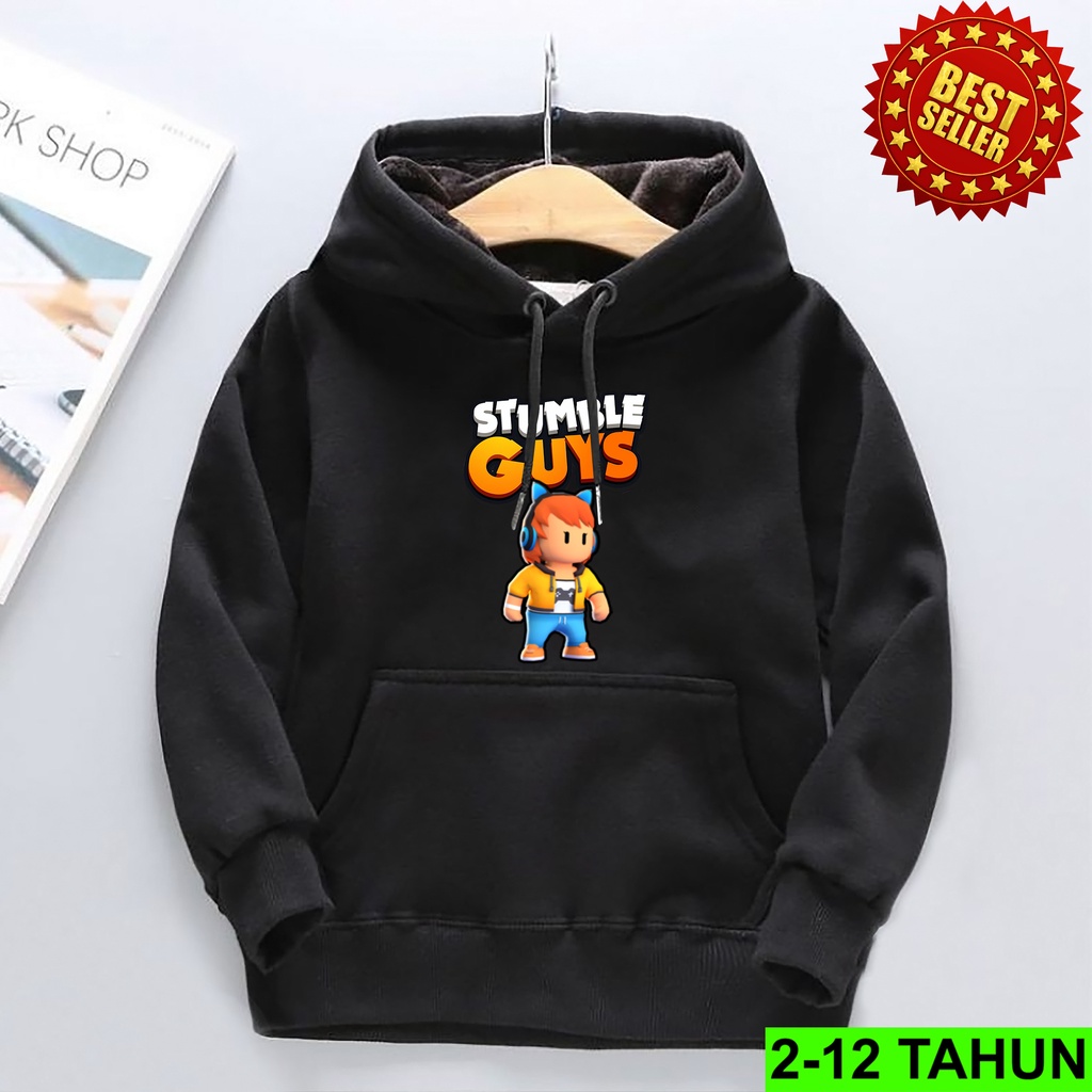 Hoodie Game Stumble Guys Anak Laki Laki Perempuan / Hodie Anak Usia 2 3 4 5 6 7 8 9 10 11 12 Tahun / Jaket Anak Cewek Cowok / Switer Distro Bisa Cod / Suiter Anak Terbaru / Sweeter Anak / Switer STUMBLE GUYS Anak