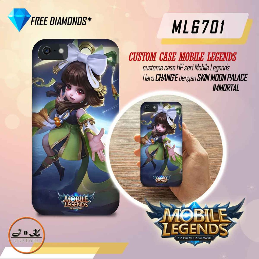 CUSTOM CASE MOBILE LEGENDS HERO CHANGE SKIN MOON PALACE IMMORTAL Shopee Indonesia