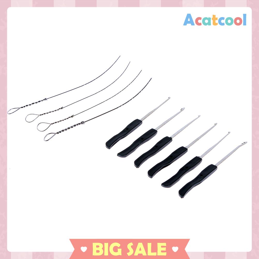 10pcs Set Alat Lockpick Untuk Mencabut Kunci Patah