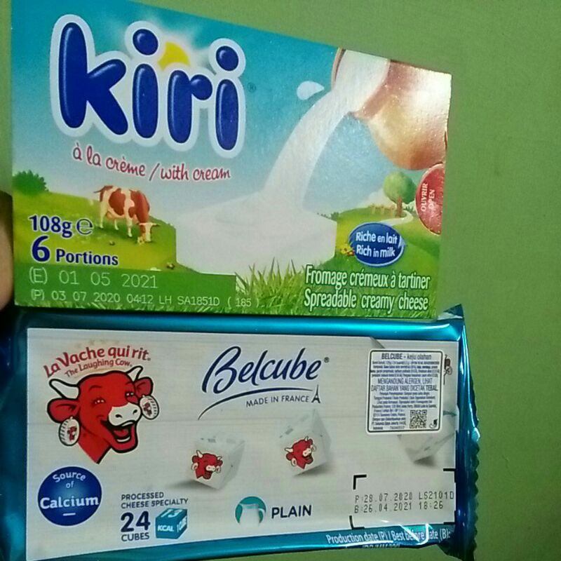 

Keju MPASI (mini Babybel, Belcube, KIRI)