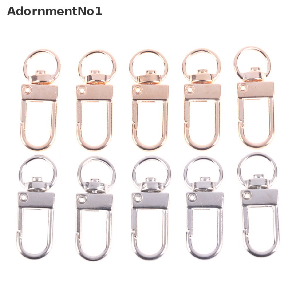 (AdornmentNo1) 10pcs Kait Lobster 13x34mm Untuk Membuat Perhiasan Kalung / Gelang DIY