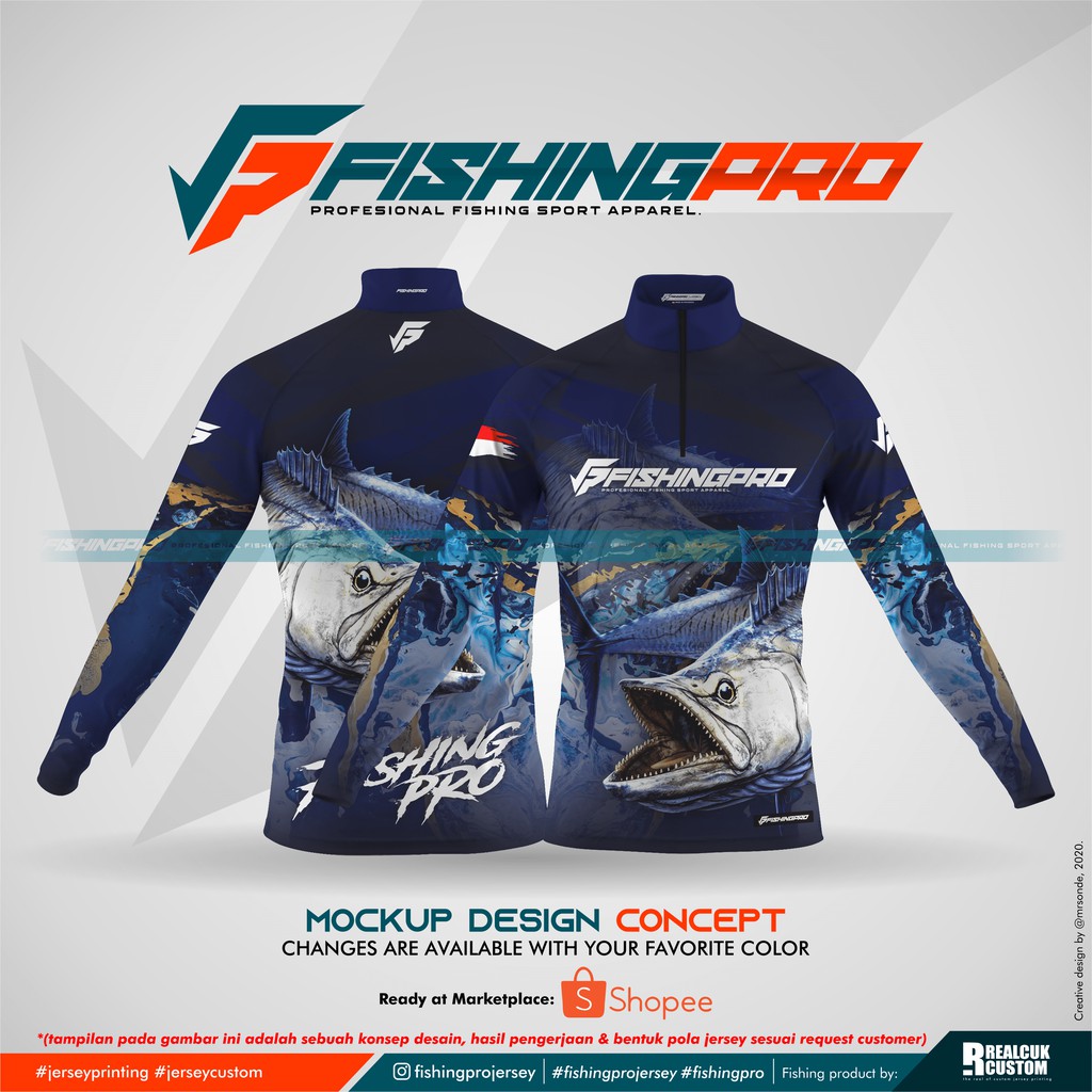 [ CUSTOM ] Jersey Mancing TENGIRI Printing | Micro UV