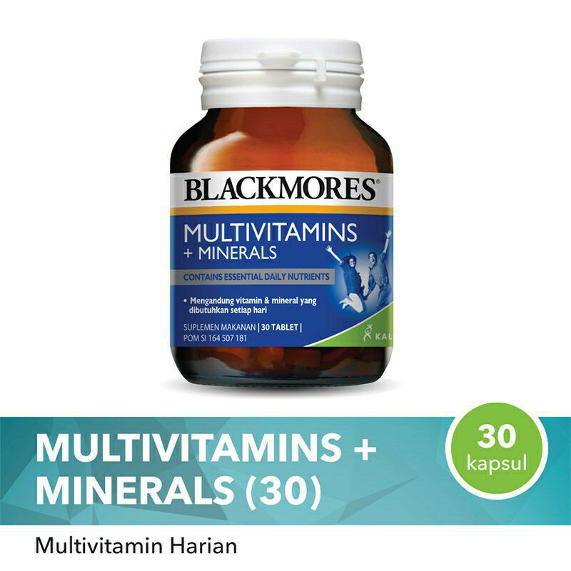 Blackmores Multivitamin dan Mineral 30 Caps