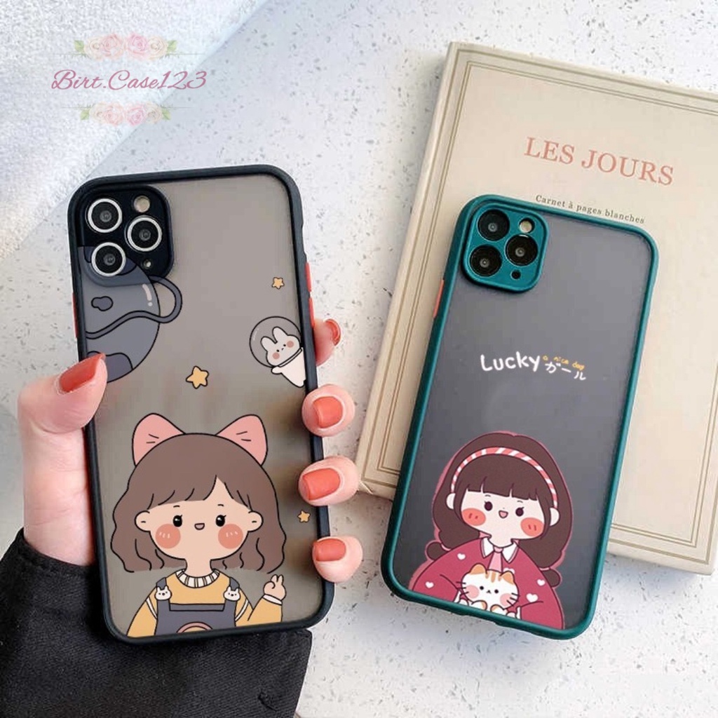 SOFTCASE DOVE HYBRID CUSTOM GRILS OPPO VIVO SAMSUNG REALME XIAOMI IPHONE INFINIX FOR ALL TYPE BC6477