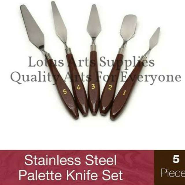 

mh Palette Painting Knife Spatula Pisau Palet Lukis isi 5