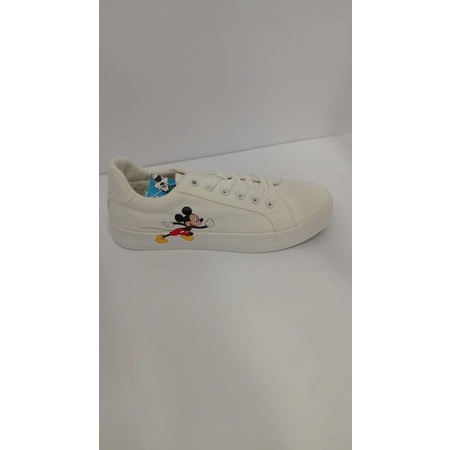 sepatu kets putih disney nevada original