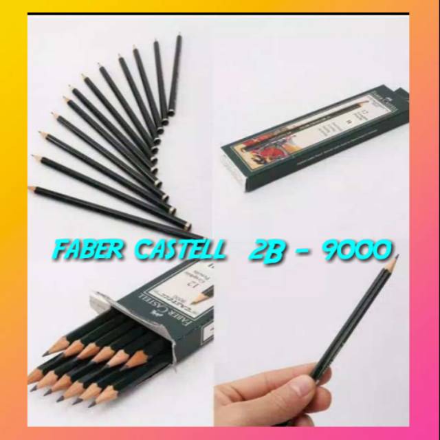 

Pensil 2B Faber castell - 9000