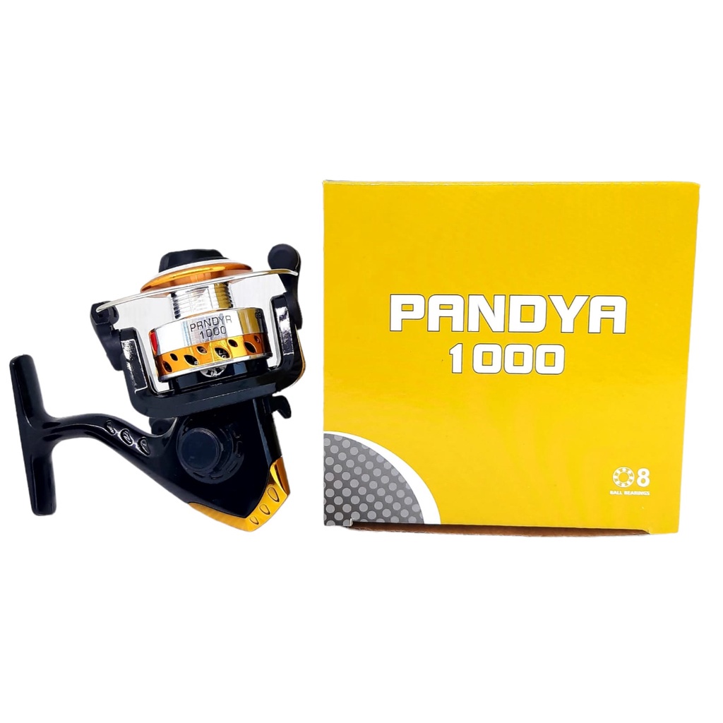 Reel Pancing PANDYA 1000 8BB SPOOL BESI FREE SENAR PIONER PESONA PANCING