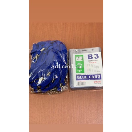 

Bundling 20 Pcs ID card B3+ 20 Pcs Tali ID card Kait 1 cm